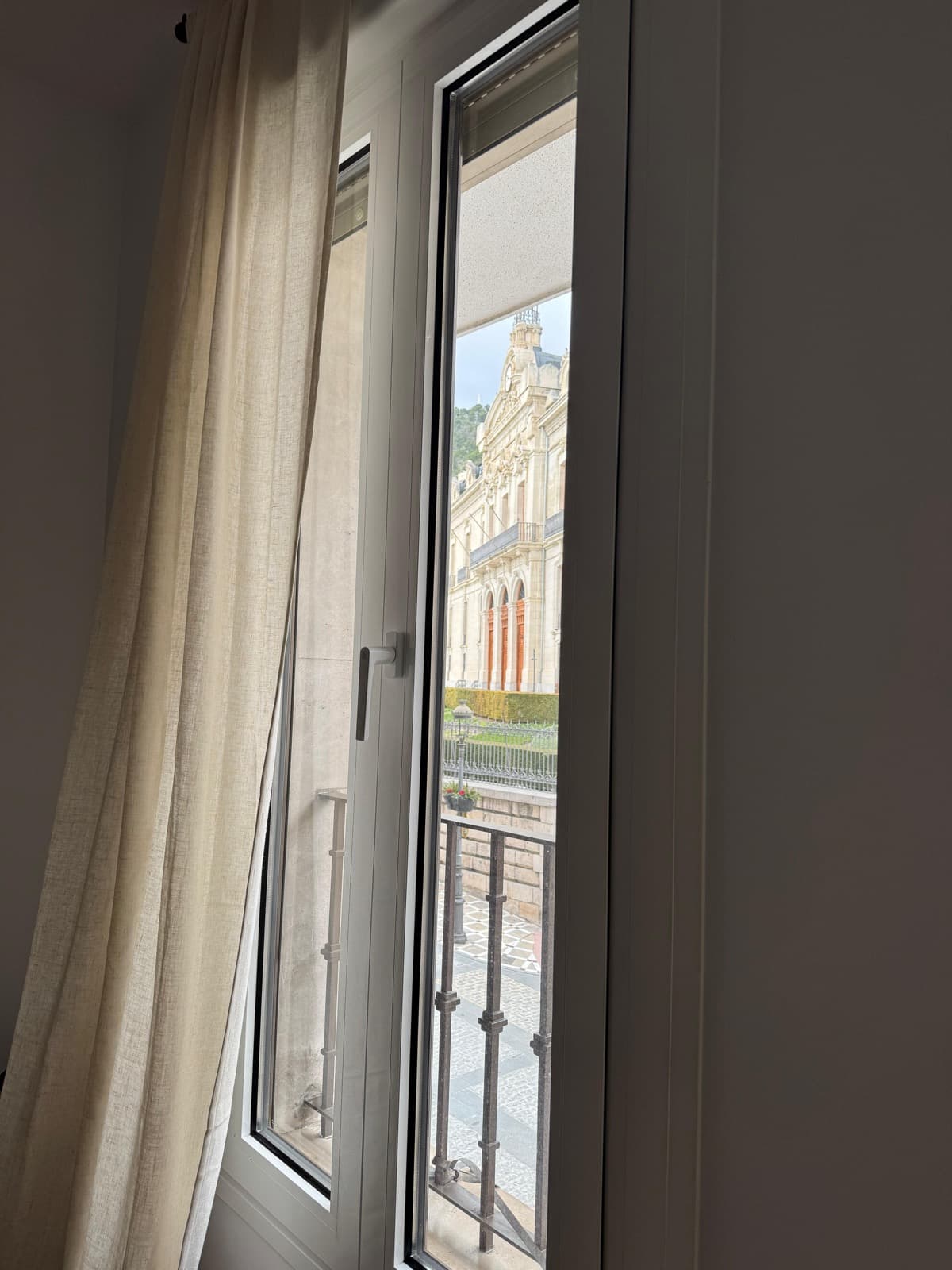 Vistas al centro de Jaén desde la ventana